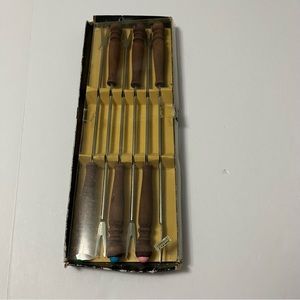 VINTAGE FONDUE FORKS SET OF 6